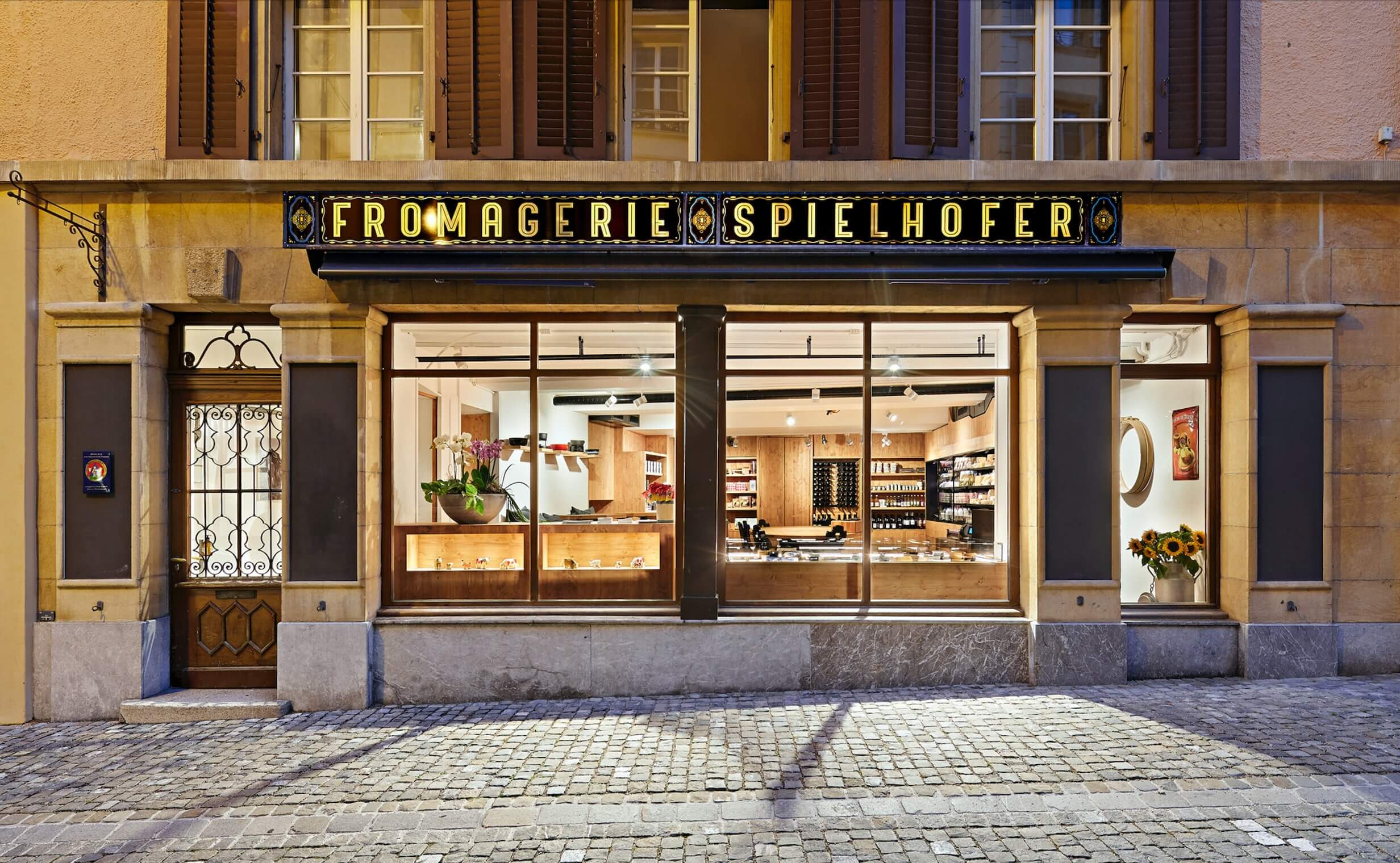 Authos architects designed the entire Fromagerie Spielhofer