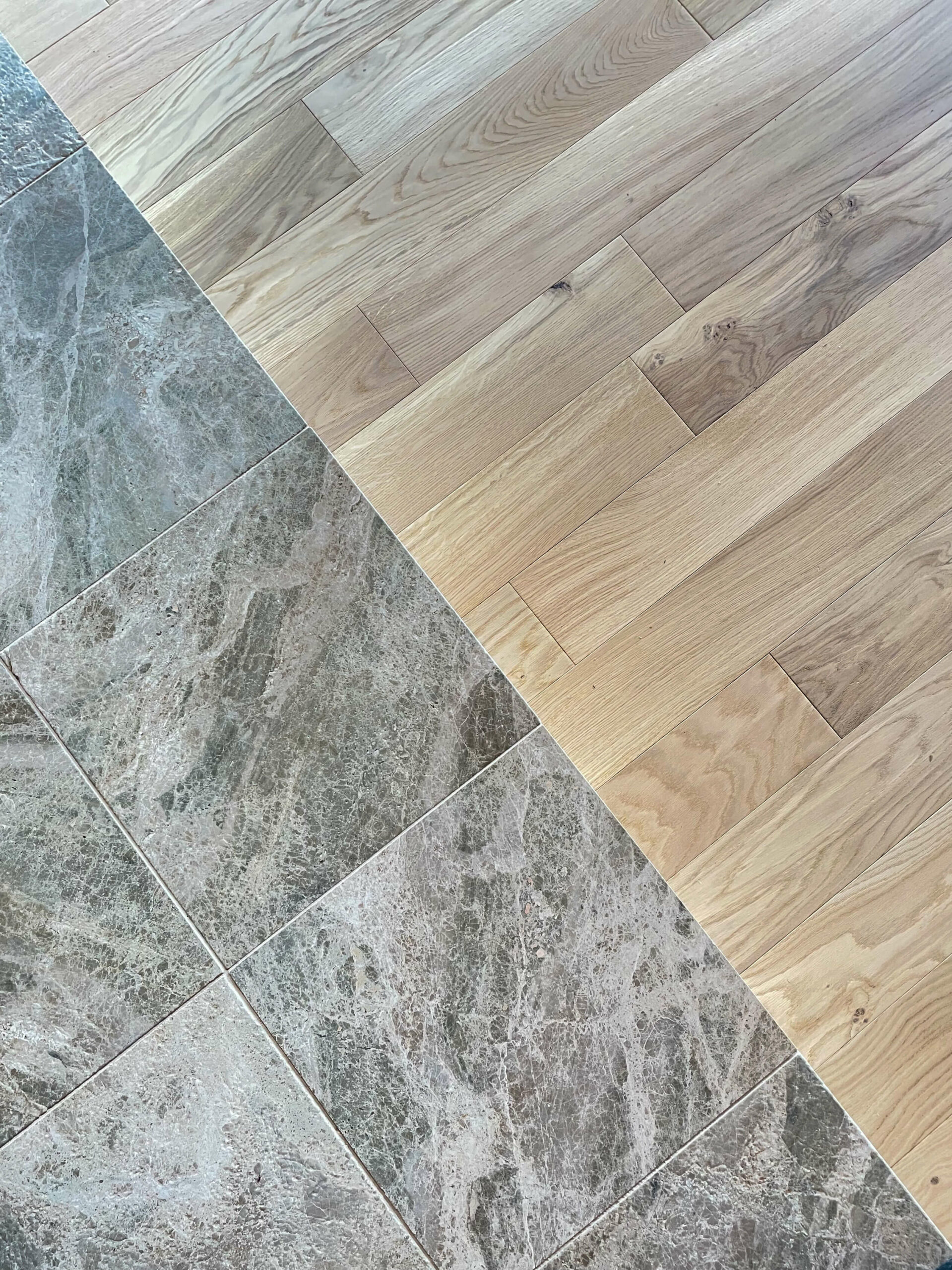 AUTHOS architecture renovation apartment floor oak parquet marble scaled